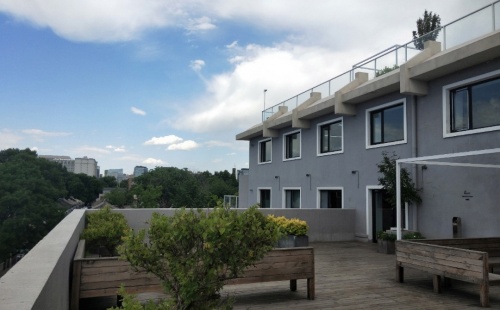 亮点七条文创园外观图